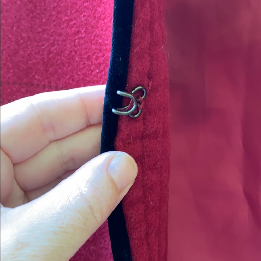 Mod Raspberry Red Scottie Dog Coat - Picture 4 of 5